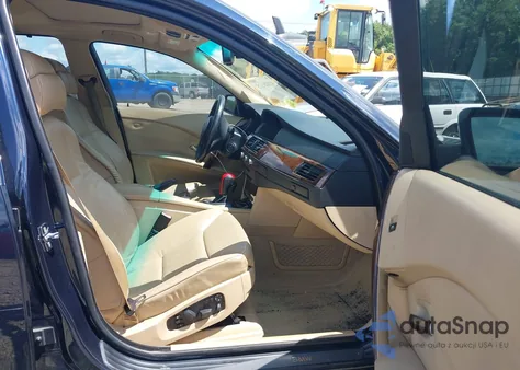 2007 BMW 550I из США, поврежденный, VIN WBANB53527CP07563